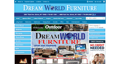 Desktop Screenshot of dreamworldfurnitureny.com
